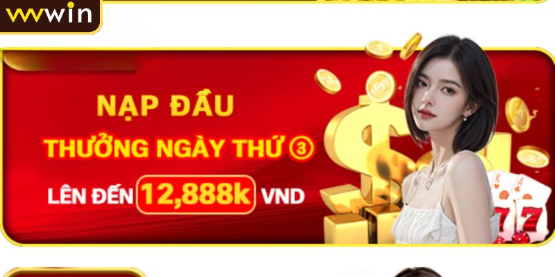 Khuyến Mãi VVVWIN 2 Khuyến mãi VVVWIN thưởng nạp tiền
