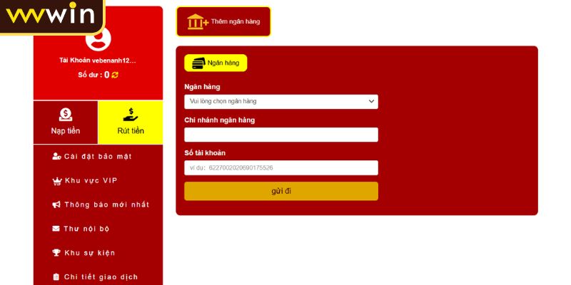 Thông tin tài khoản trùng khớp