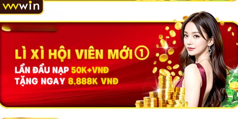 Khuyến Mãi VVVWIN 3 Thưởng nạp đầu lên đến 50K